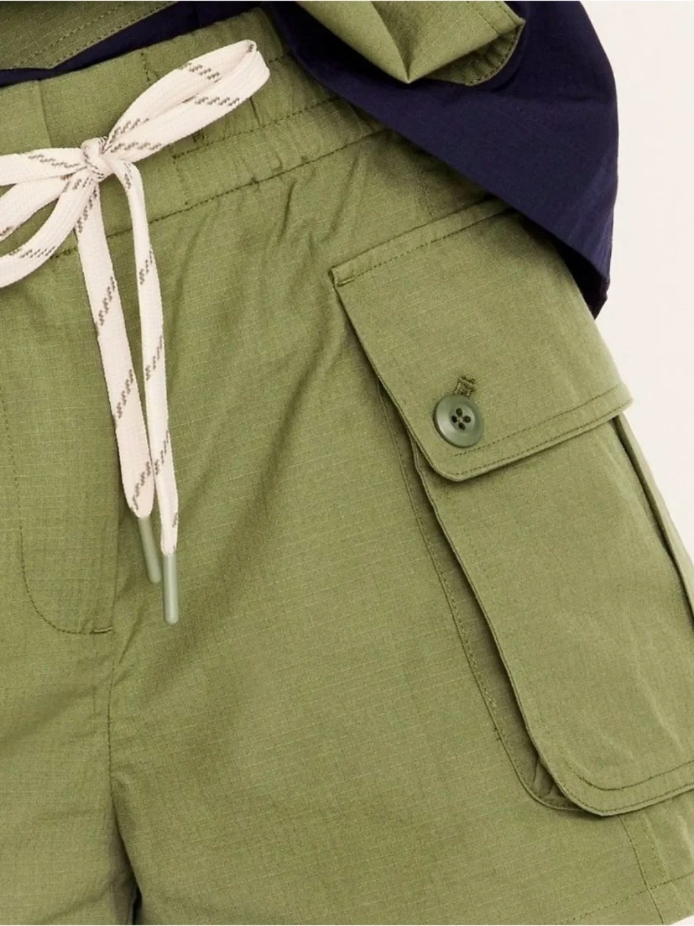 J Crew Pull-On Cargo Short General Surplus Green Size Medium - Picture 2 of 14